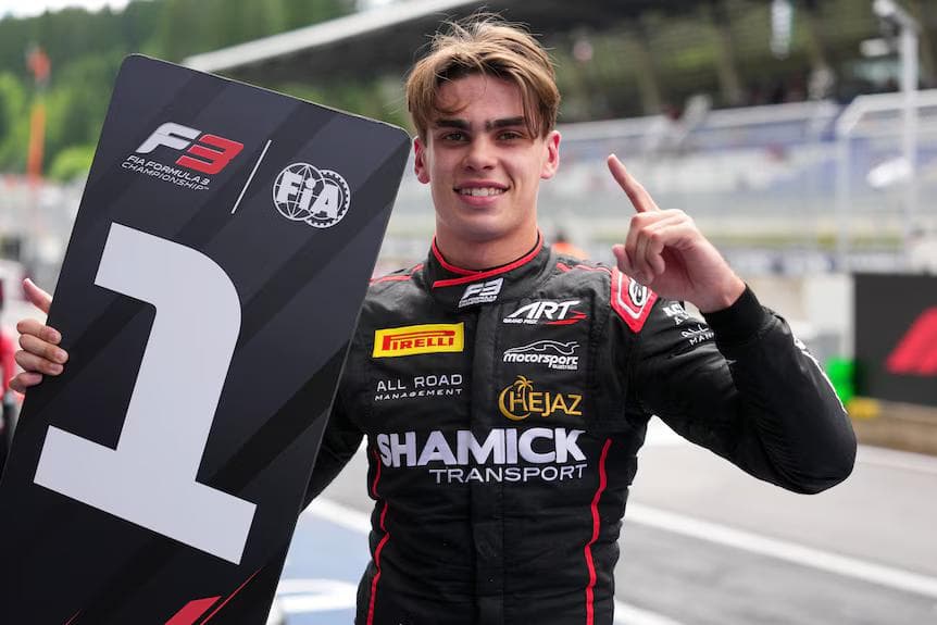 Australian racing driver James Wharton takes maiden Formula 3 race win